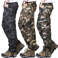 Men's Camouflage Militarmy Pants Men Casual Camo Cargo Trousers Hip Hop Joggers Streetwear Fashion Urban Overalls Tactical Pants