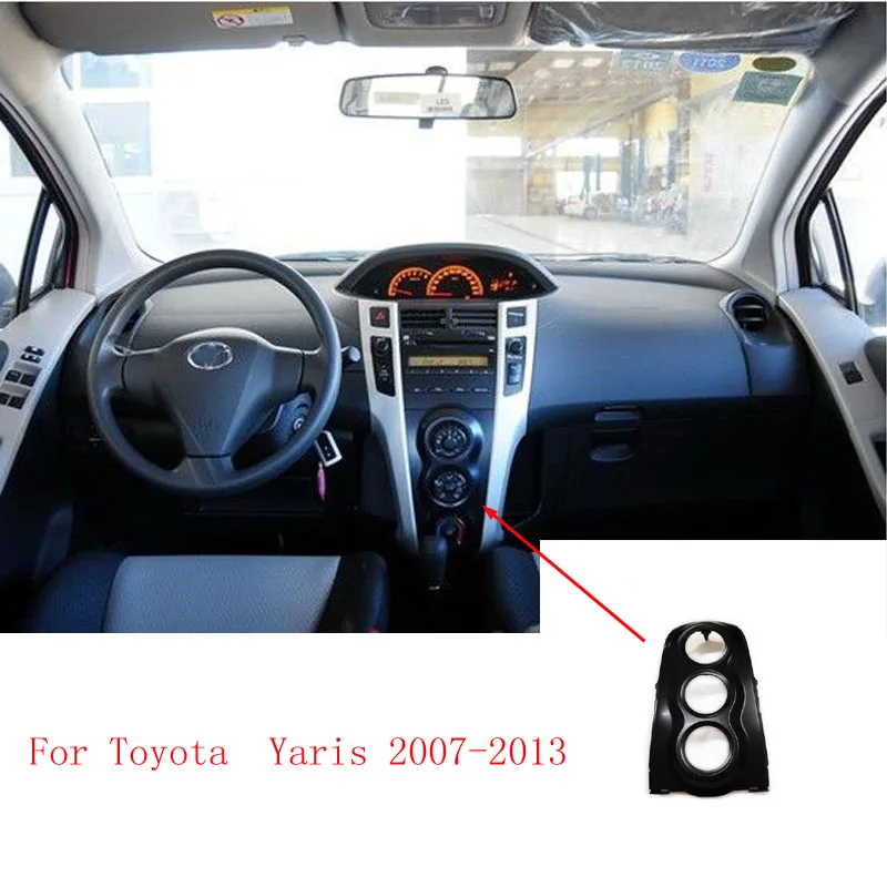 Pannello di rivestimento dell\'interruttore dell\'aria condizionata per Toyota Yaris 2007 2008 2009 2010 2011 2012 2013pannello di controllo dell\'aria