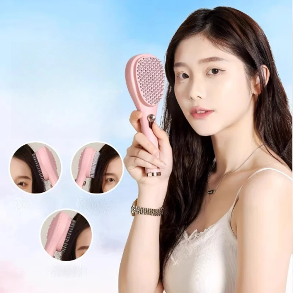 

1pcs Magic Retractable Hair Comb-Anti-Static Scalp Massaging & Detangling Brush for All Hair Types Holiday Gift Box Beauty Tool