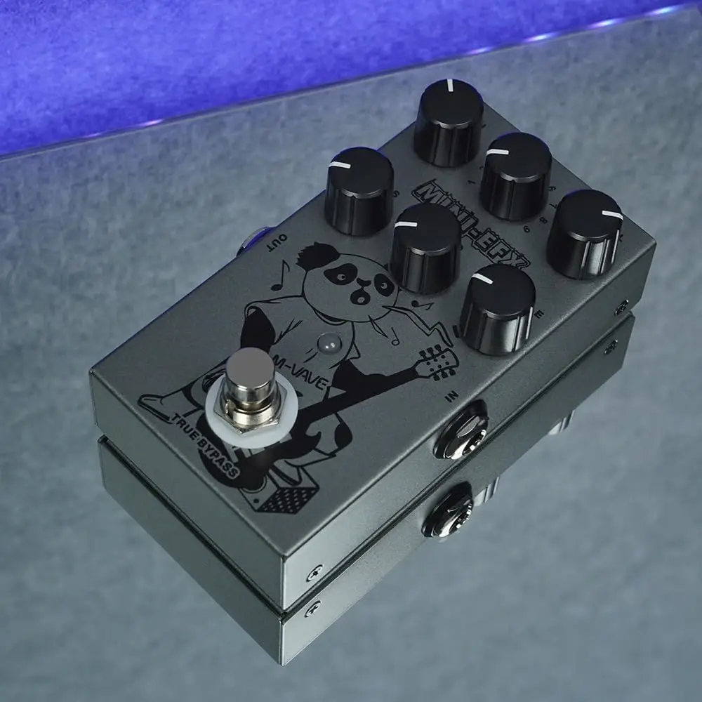 

M-VAVE MINI-EFX Electric Guitar Multi-Effects Pedal 4 Overdrive / 4 Distortion/ Boost 3-Band EQ True Bypass for Metal Rock
