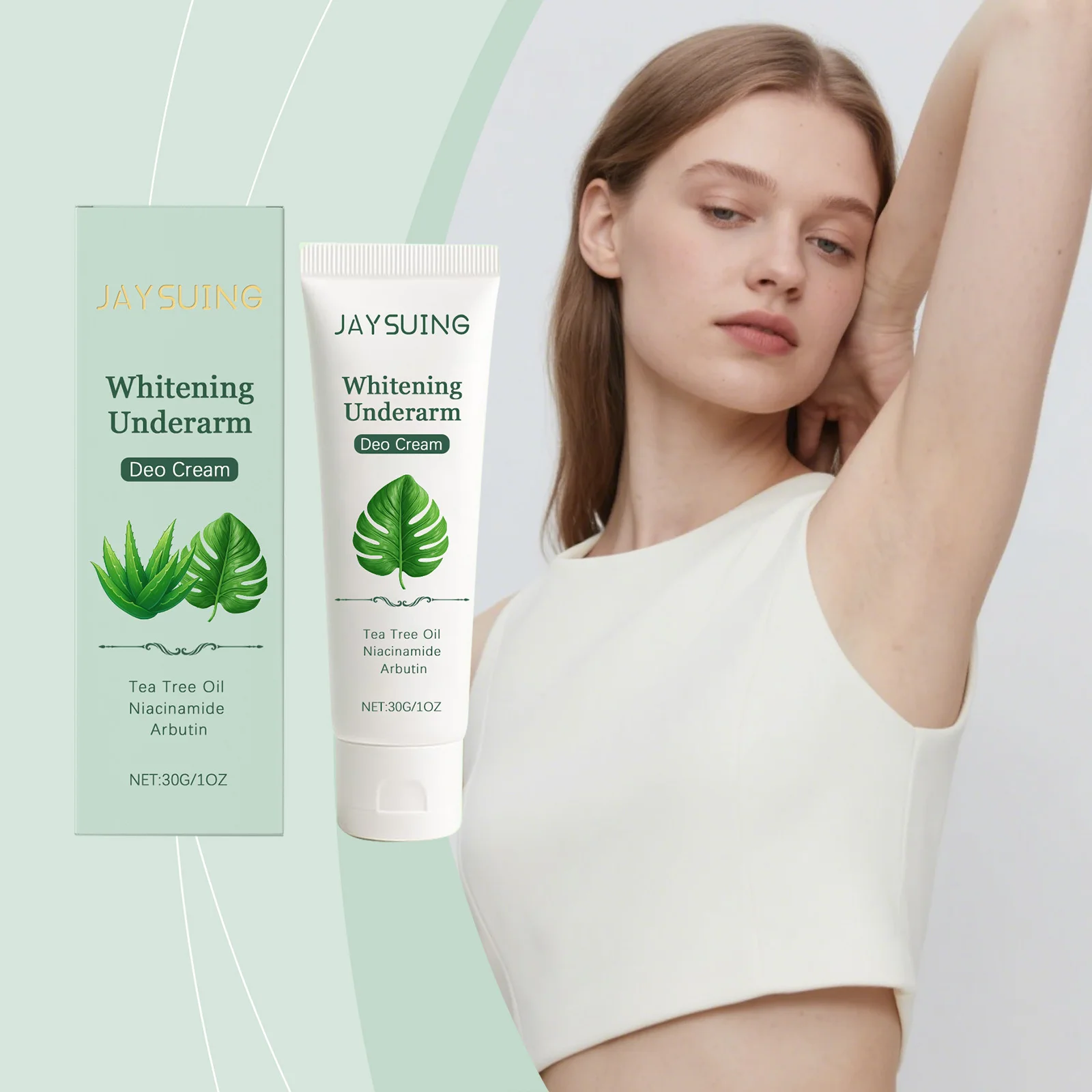 

Underarm Lightening Cream Skin Bleaching Dark Spot Remover Intimate Areas Knees Whitening Nicotinamide Moisturize Body Lotion