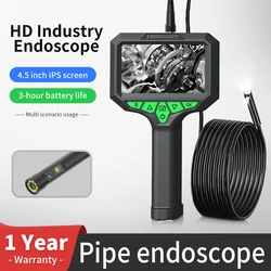 Handheld 4.3 Inch IPS HD Screen Industrial Endoscope Camera With LED Light Waterproof Sewer Car Engine Repair Detector Camera