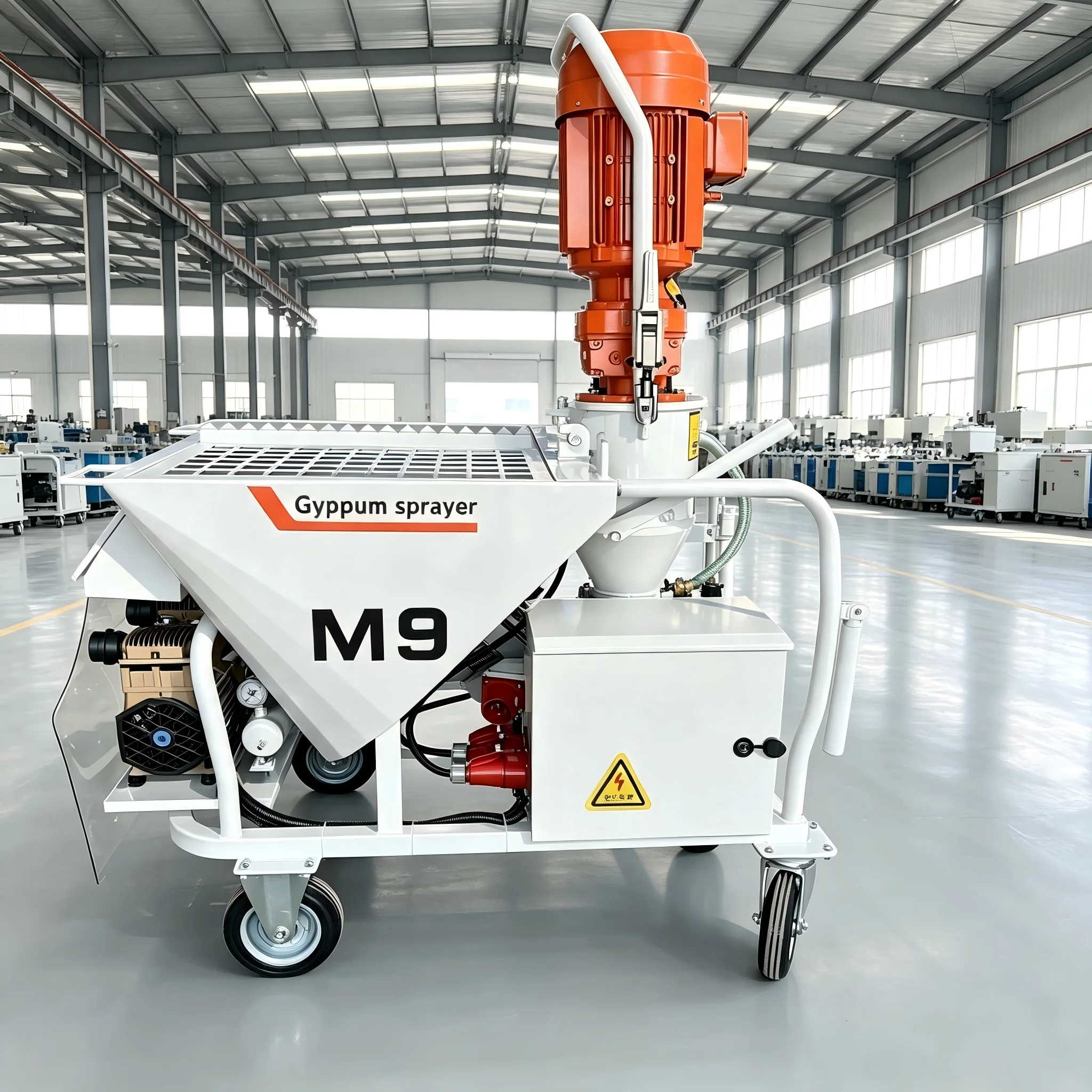 Gypsum Spraying Wall Plastering Machine Automatic For Construction Building Work