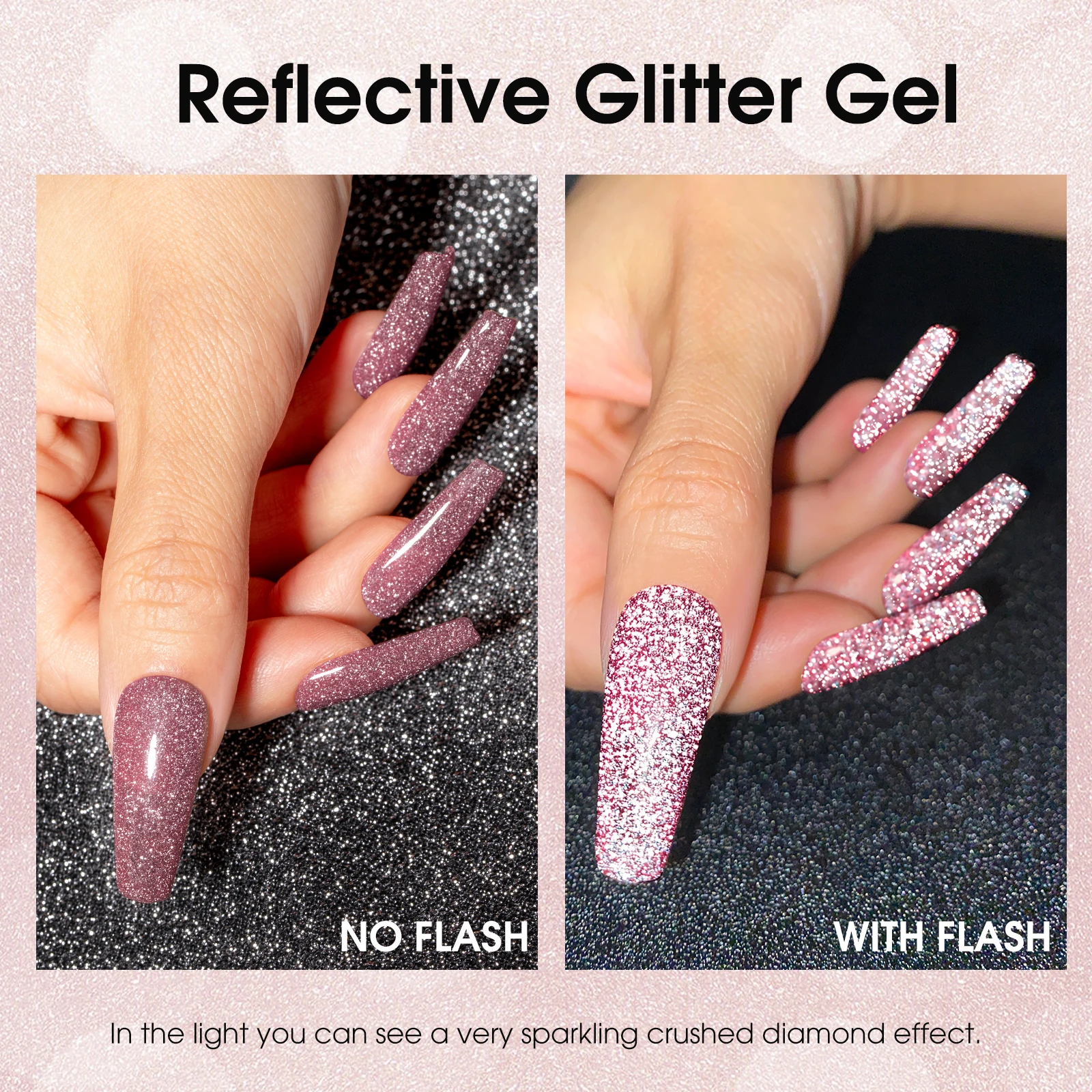 로잘린드 48pcs 네일 뷰티 젤 매니큐어 네일 접착제 하이브리드 세미 퍼머넌트 네일 젤 매니큐어 세트 스타터 키트