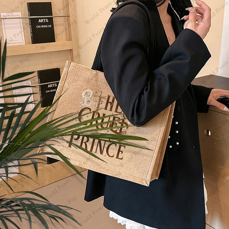 1 pc la borsa per il trucco del modello Cruel Prince, borsa per la conservazione della toilette da viaggio, Organizer per cerniera regalo per feste,