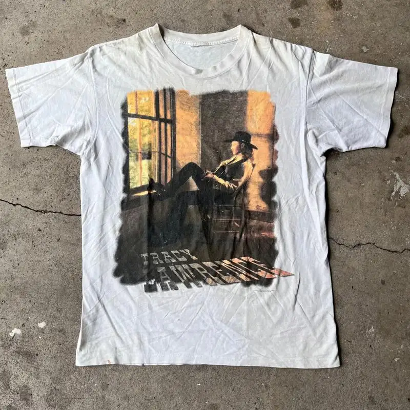 1996 Tracy Lawrence Aop Country Shirt S 5Xl Ea0495