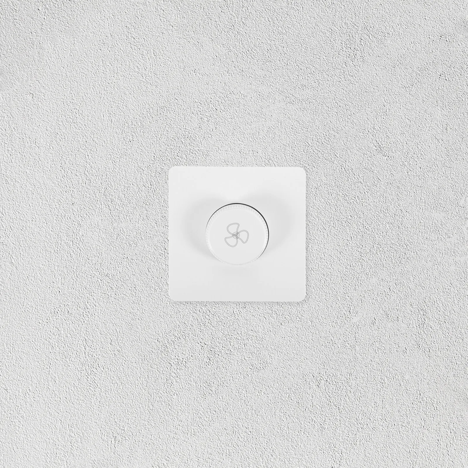 2Pcs Fan Smart Control Switch Plastic Flame Retardant Wall Mount Adjustable Speed Ceiling Fan Controller for Home Office Hotel