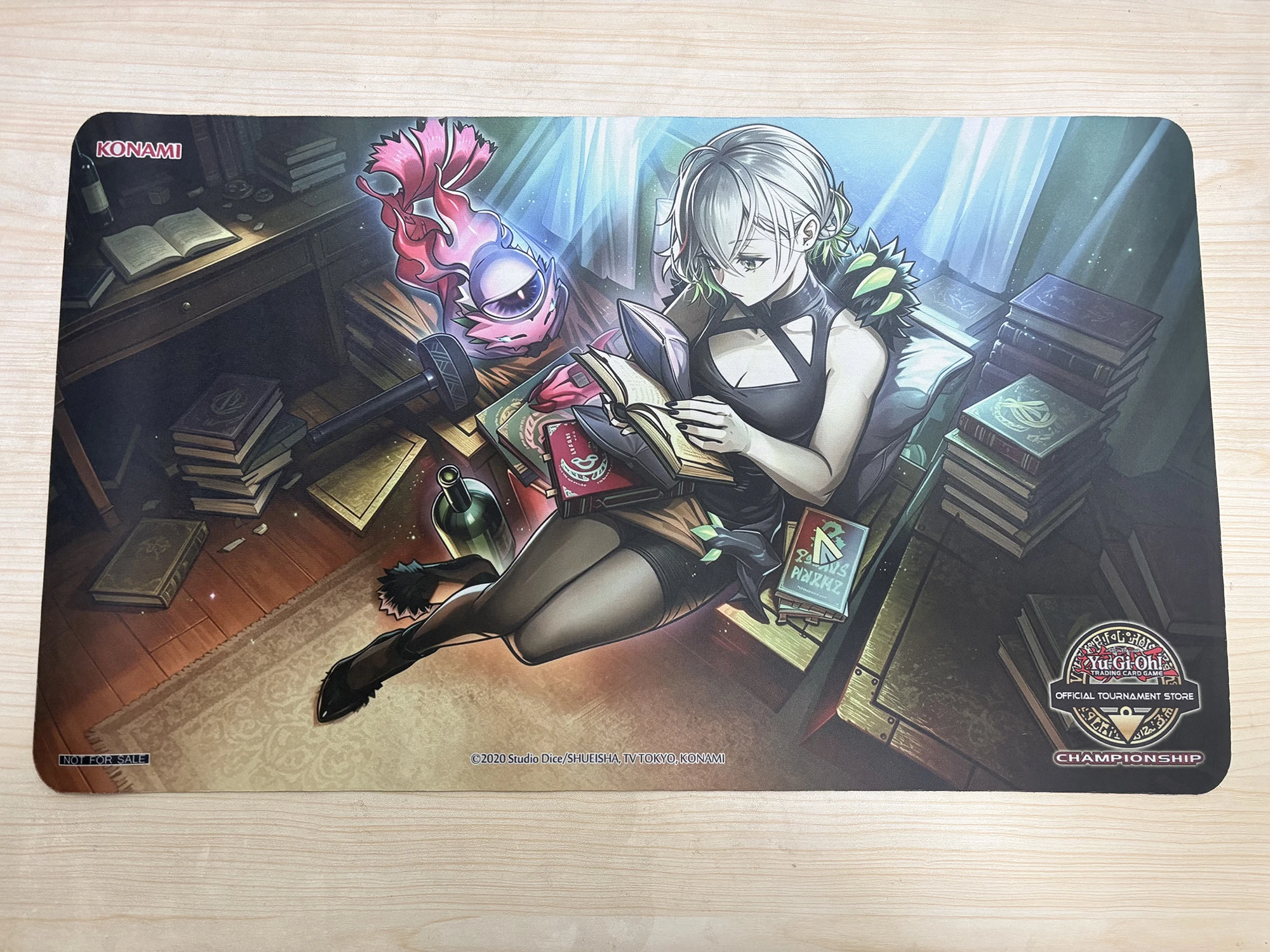 YuGiOh Midnight Reading Diabellstar the Black Witch Playmat DIY TCG CCG Pad Trading Card Game Mat Mousepad Free Bag 600x350x2mm