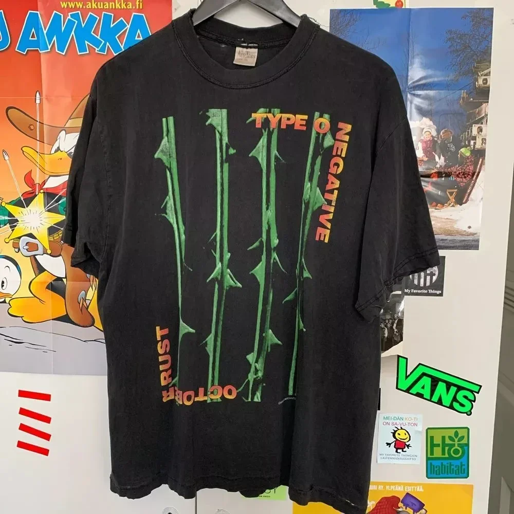 Type O Negative Band Basic Style Black Short Sleeve Unisex T shirt black tee S-4XL Shirt Unisex Men Women Summer