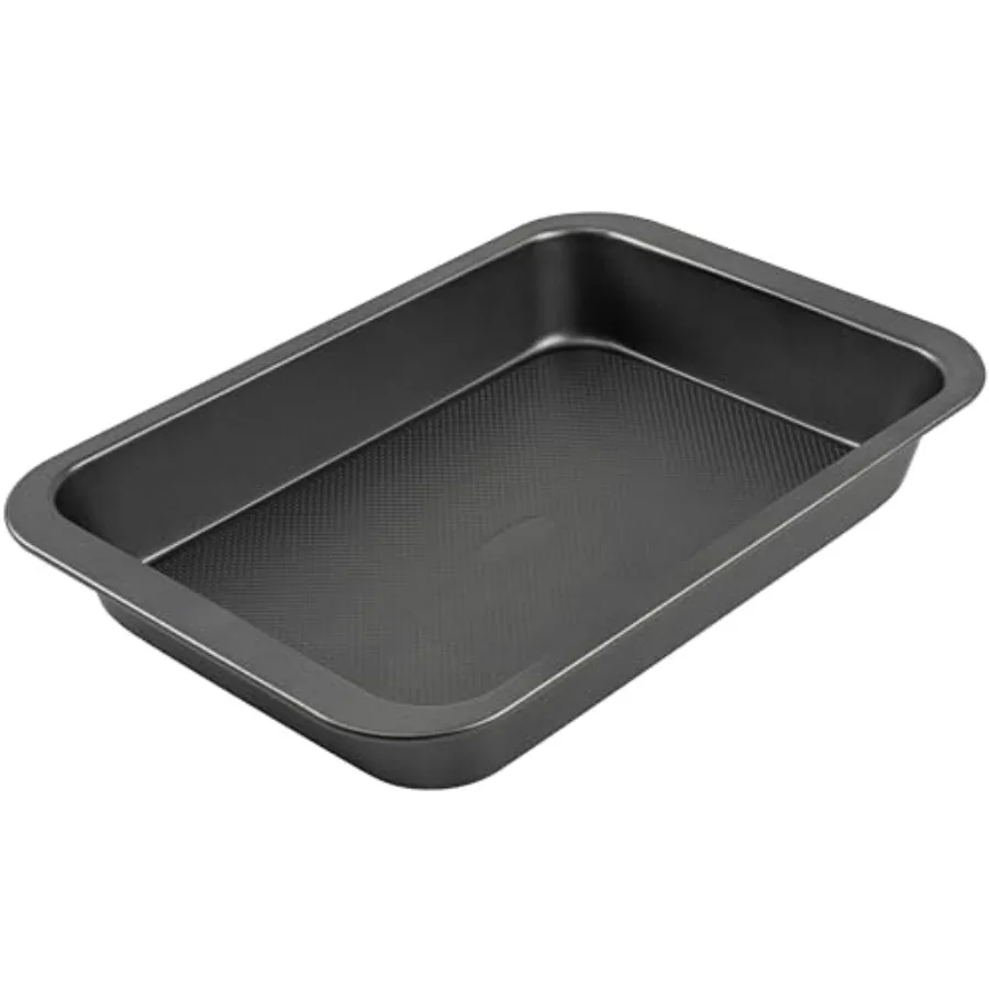 

Cake Pan, Nonstick Baking Pan for Cake, Bread, Brownie or Lasagna, Heavy Duty Baking Dish with Diamond Texture Pattern and Wide