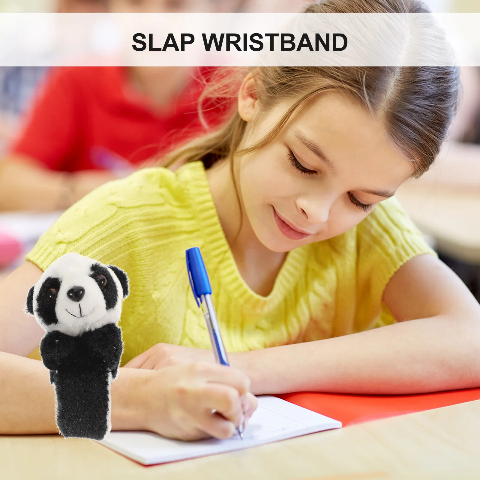 

Panda Bracelet Animals Slap Band Bulk Birthday Flannel Bands Child Snap Wristband