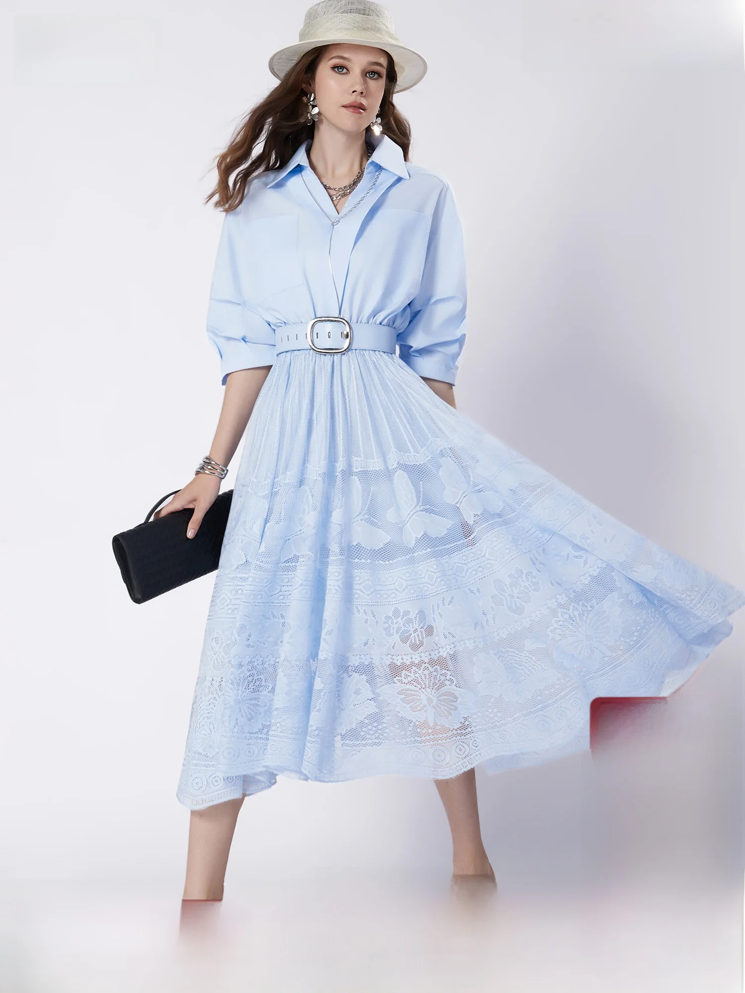 Blue Lace Maxi Dr I… - image