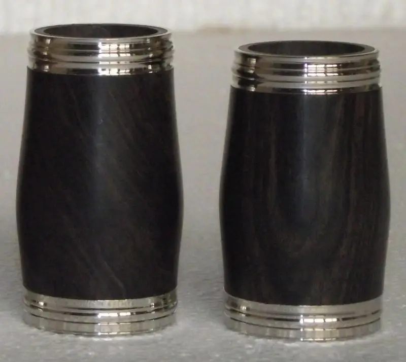 

2 set Ebony Bb clarinet barrel 58mm and 55mm wood