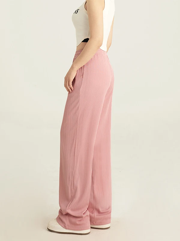 Pantalon décontracté à jambe droite taille haute COFEIPARD pour femmes, pantalon de yoga d'automne, pantalon de sport, pantalon long ample à jambes larges