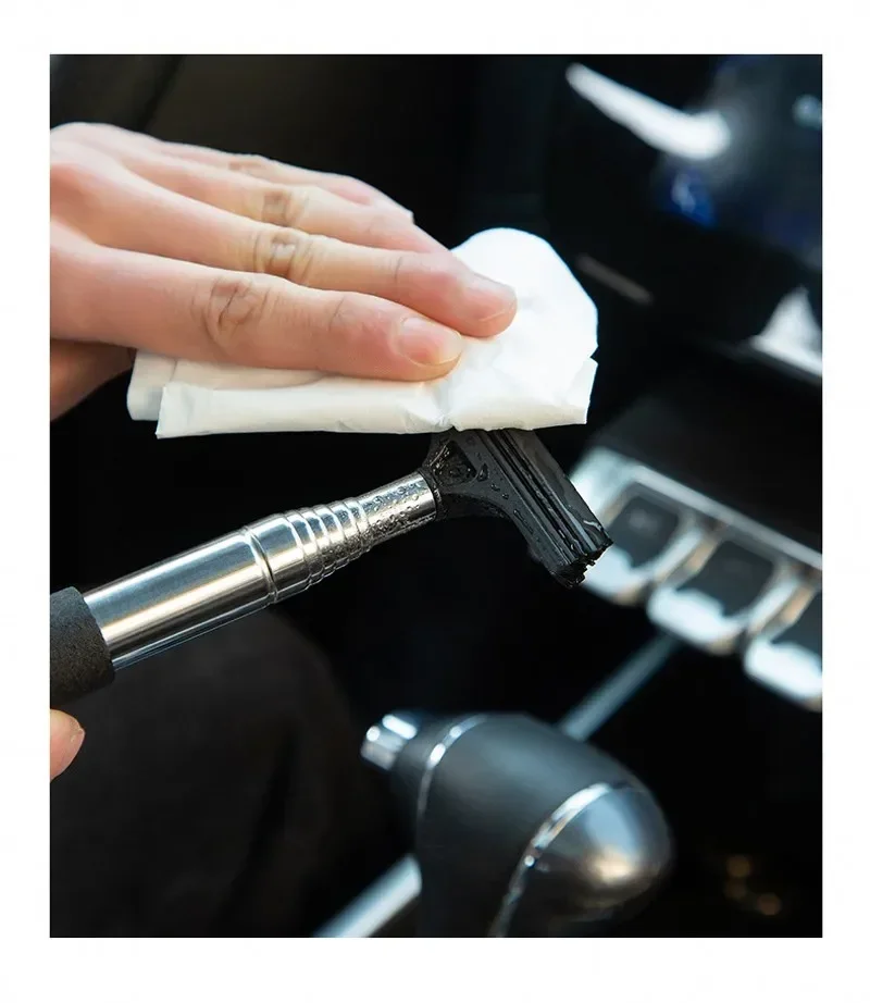 Retractable Car Rearview Mirror Wiper Winter Universal Portable Cars Mirrors Squeegee Cleaner Water Remover Auto Accessories