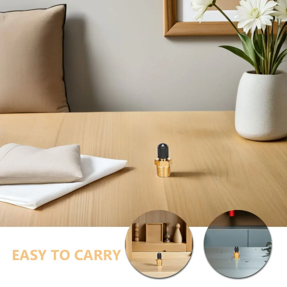 8Pcs Brass Valve Core Kit Npt Thread Radiator Valve Air Compressor Tank Accessories Air Inflator Adapter