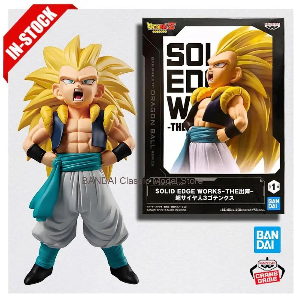 

Оригинальная фигурка Banpresto Solid Edge Works Dragon Ball Z 16 см Супер Сайян 3 Готенкс, аниме-фигурка, игрушка, подарок