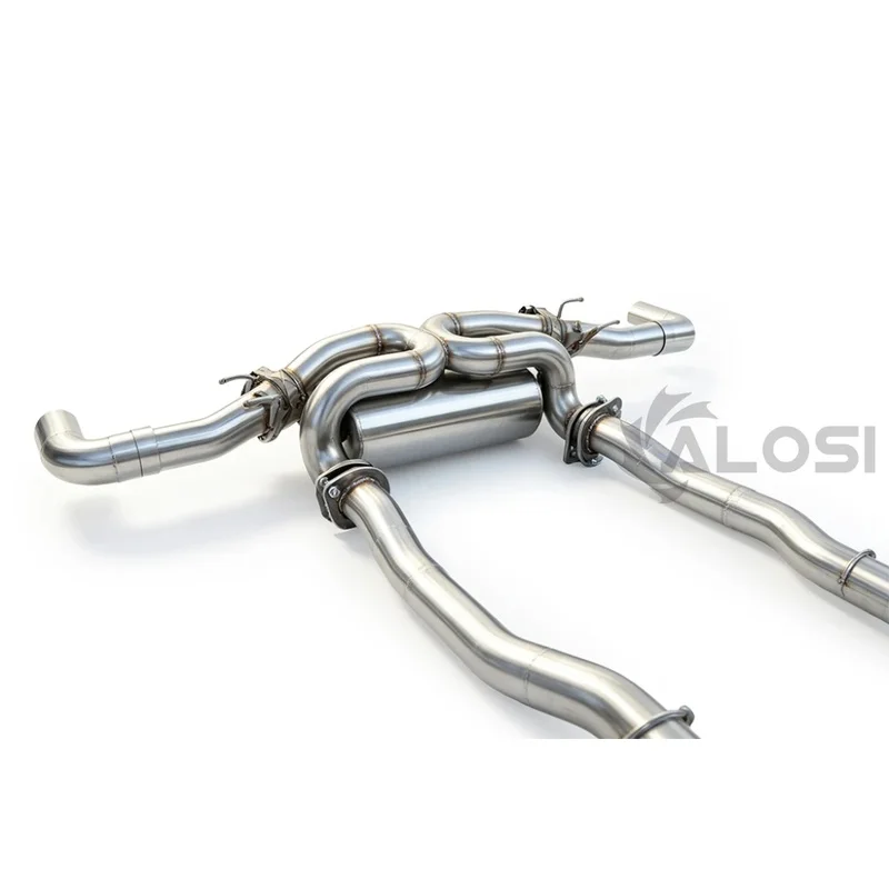 For Aston Martin DB11 V12 V8 5.2L 4.0T 2016-2023 Ss304 Valve Catback System Muffler High-performance Mid Pipe X Pipe