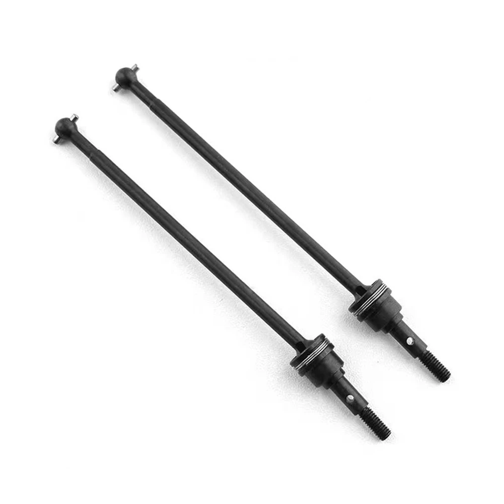 2PCS Metal Drive Shaft Driveshaft CVD 538104 530981 538550 for FS Racing 1/10 RC Car Upgrade Parts Accessories,Black