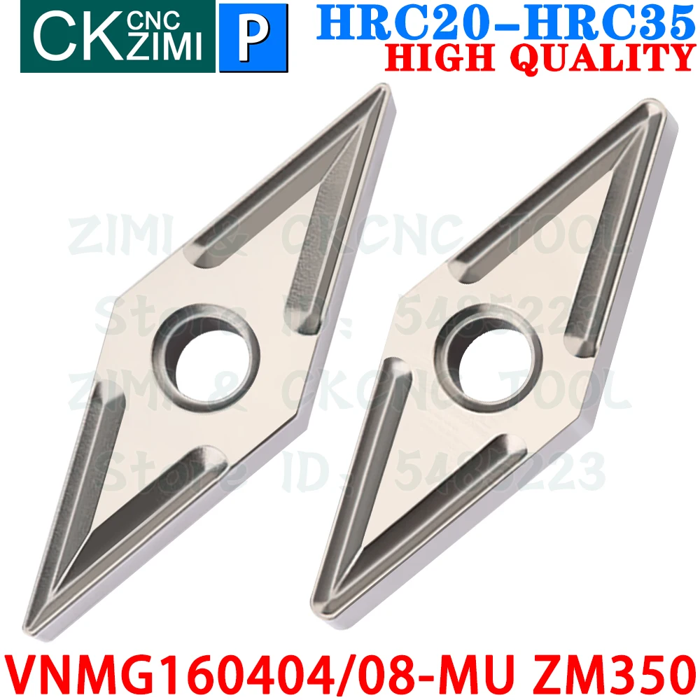 VNMG160404-MU VNMG160408-MU ZM350 Металлокерамические вставки Инструменты для наружных токарных пластин VNMG1604 VNMG 1604 MU VNMG331 VNMG332 MU ЧПУ отделка токарный станок по металлу Режущие инструменты Для стали