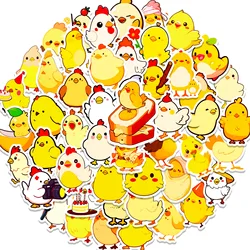 50pcs Love Chicken Family Children Cartoon Reward Chicken Little Easter Day Waterproof Sticker