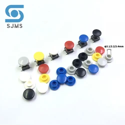 50Pcs A29 Switch Button Hat Diameter 8mm Inner Hole id 3.1/3.2/3.4mm For 6 * 6 mm Tact Micro Switch Tactile Push Button Cap