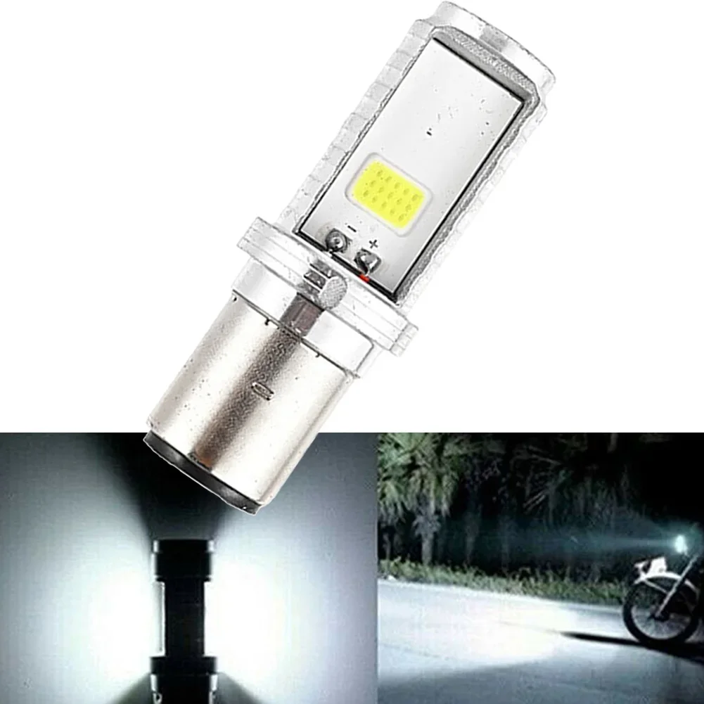 BA20D H4 PX15D Motorcycle LED Headlight 12V 5000K Lamps High Low Beam Conversion Bulbs White Single And Double Claw Light