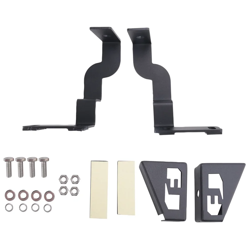 

Автомобильный светодиодный передний фонарь, кронштейн для рабочего освещения, монтажный держатель, кронштейн для прожектора капота для Toyota Fj Cruiser 2007-2016-ABQF