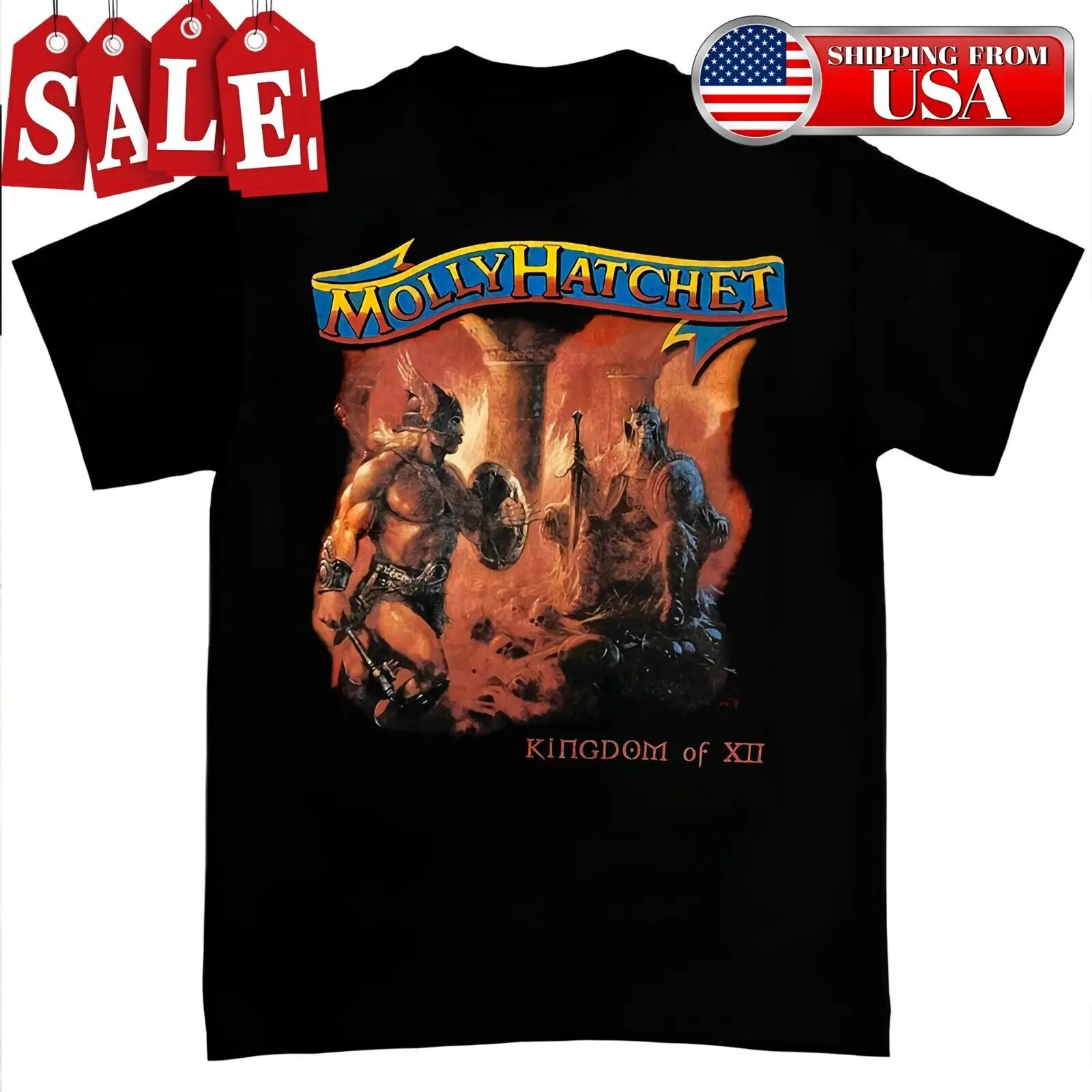 

Retro Molly Hatchet Short Sleeve Unisex All Size NLS5.177