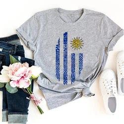 Uruguay t-shirts women summer designer t-shirts girl y2k clothing