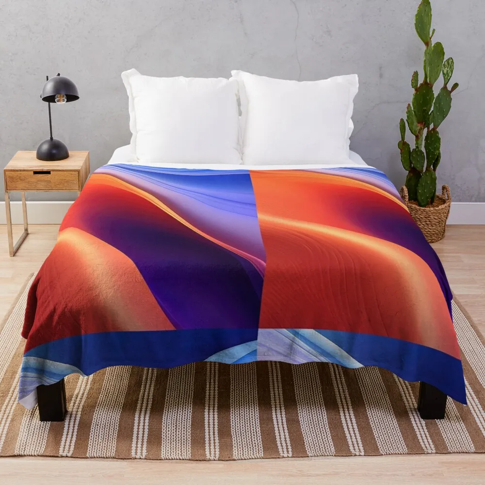 

Radiant Minimalistic Wallpaper Designs: Abstract Art with Colorful Gradient Effects Aesthetics Harmony Composition Throw Blanket