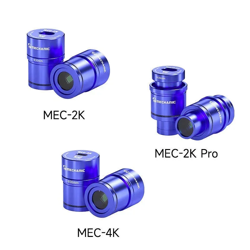 MECHANIC 2K/4K Microscope Electronic Eyepiece Camera Two-Eye Microscope To Three-eye Adapter Industrial Video Microscope Camera