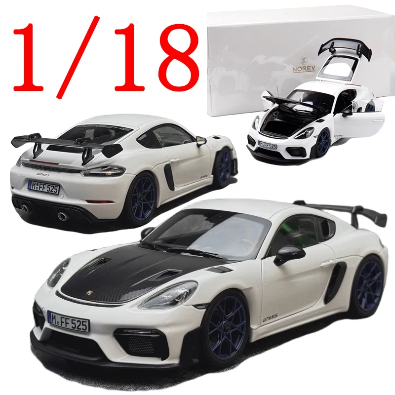 NOREV Diecast 1/18 Bilancia Porsche Modello In Lega di Auto Porsche 911 Cammann GT4 RS Gioca Veicoli Giocattoli per I Ragazzi Regalo Scatola Originale