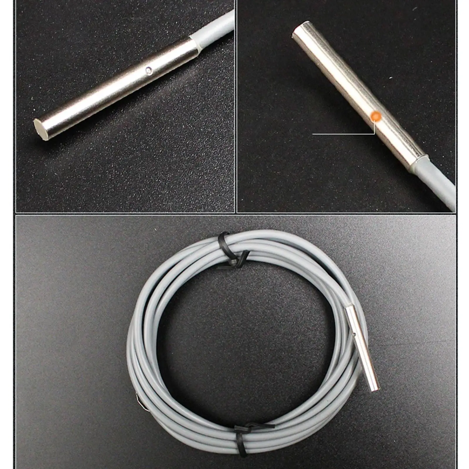 Thread Detective Inductive Proximity Sensor M5 M6 24V DC Metal Case for Factory Automation
