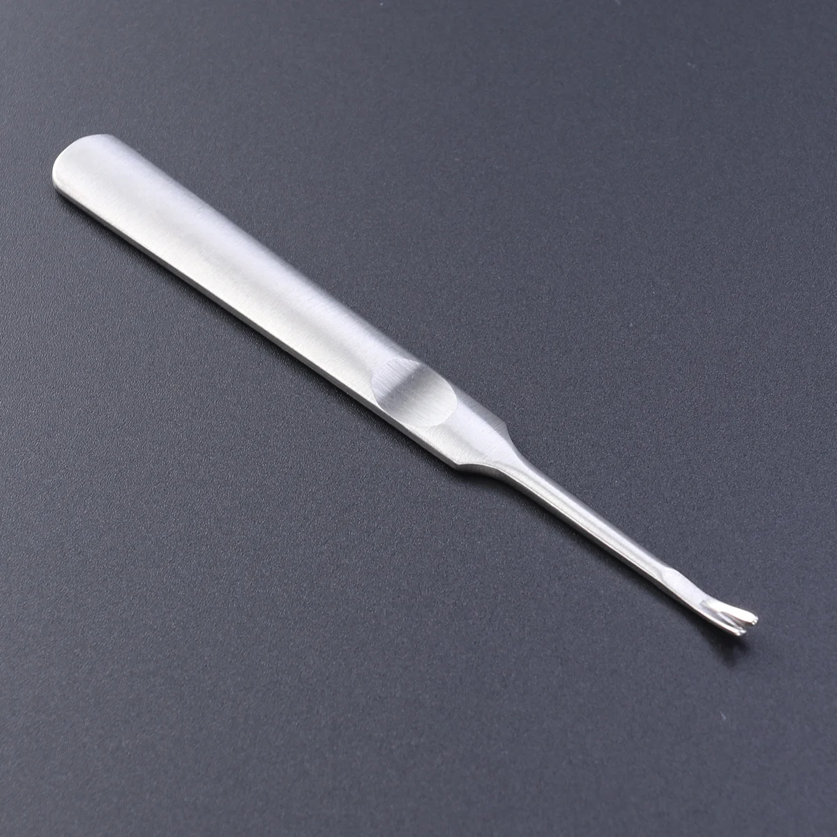 

Dead Skin Pusher Stainless Steel Cuticle Trimmer Manicure Tool For Exfoliating Uneven Nail Surface Double Head Design Prep