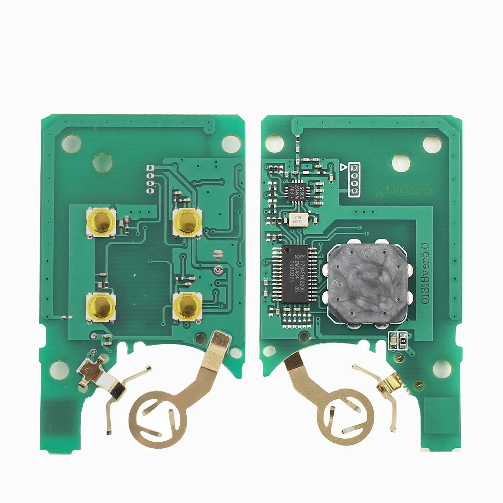 Keyyou chave remota inteligente de 4 botões, chip 434mhz 4a para renault megane 4 talisman kadjar espace 5, chave de entrada sem chave