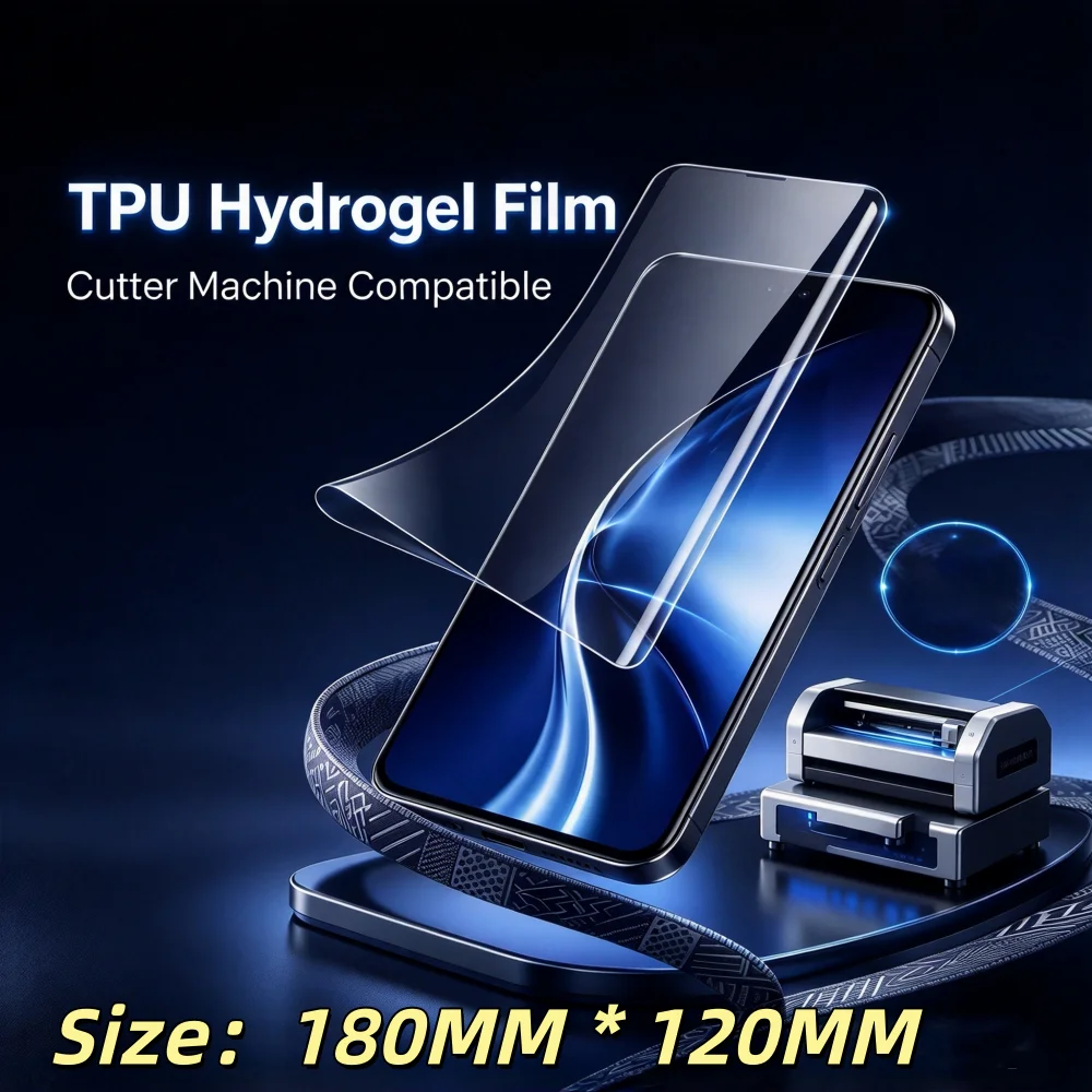 25/50Pcs Hydrogel Film For Phone Film Cutting Machine, HD Matte Privacy Screen Protector, Universal For Curved & Flat Screens