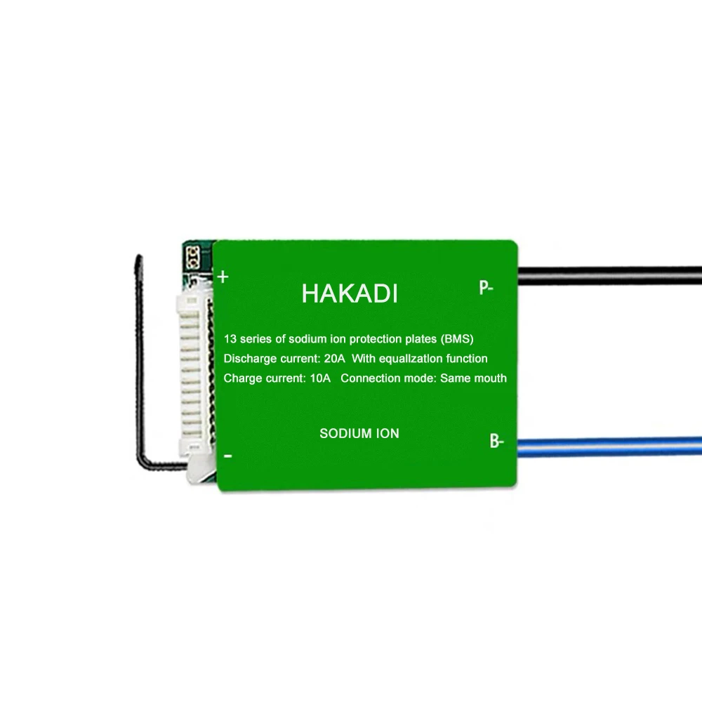 HAKADI Sodium-ion BMS 4-16S 10A 15A 20A 25A 35A 40A Balance Protection Board For DIY 12V-48V Battery Pack