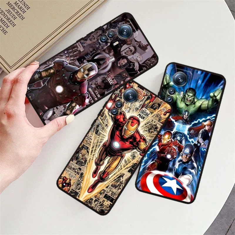 

Marvel Comic Heroes Cool Phone Case For Xiaomi Mi 15 14 13 13T 12 12T 12S 11 11i 11T Pro Ultra Lite 5G Black Soft Cover