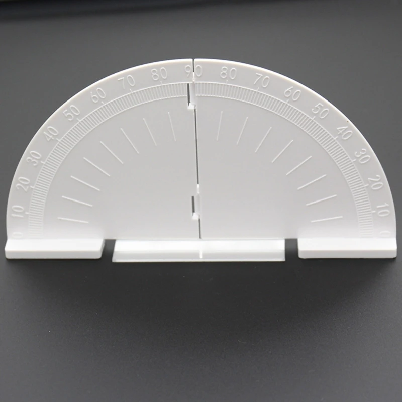 물리적 접이식 반원 각도기 평면 거울 반사 실험 도구