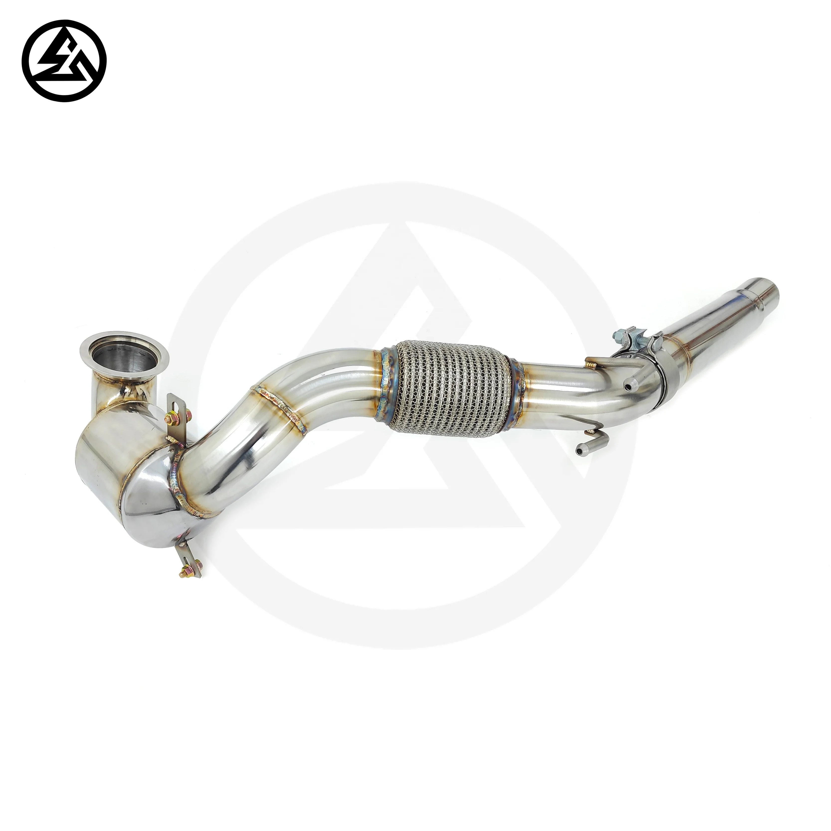 Downpipe ad alte prestazioni per VW GOLF8 GTI MK8 2.0T 2020-2023 Tuning Sistema di scarico ad alto flusso