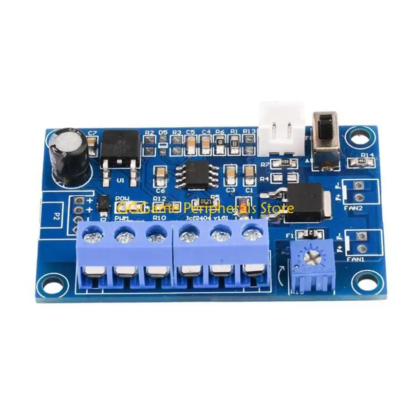 U55B Automatischer PWM -Lüftergeschwindigkeitscontroller mit sensorisch 12V 24 V für Motor