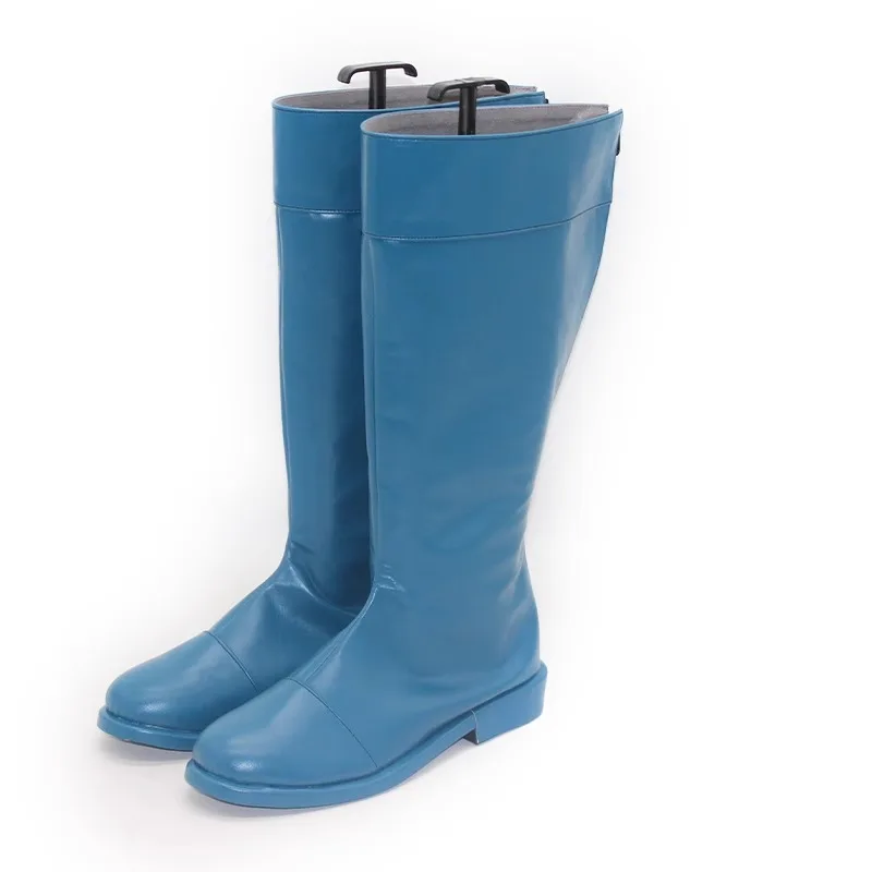 Chaussures de Cosplay Prince Phillip, bottes bleues pour jeu de rôle animé, accessoires de Performance pour hommes