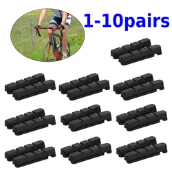 2-20pcs blocco freno per bicicletta pastiglie freno per bici da strada scarpe per cerchi in lega Dura Ace Ultegra 105 cartuccia freno per bici da equitazione all'aperto