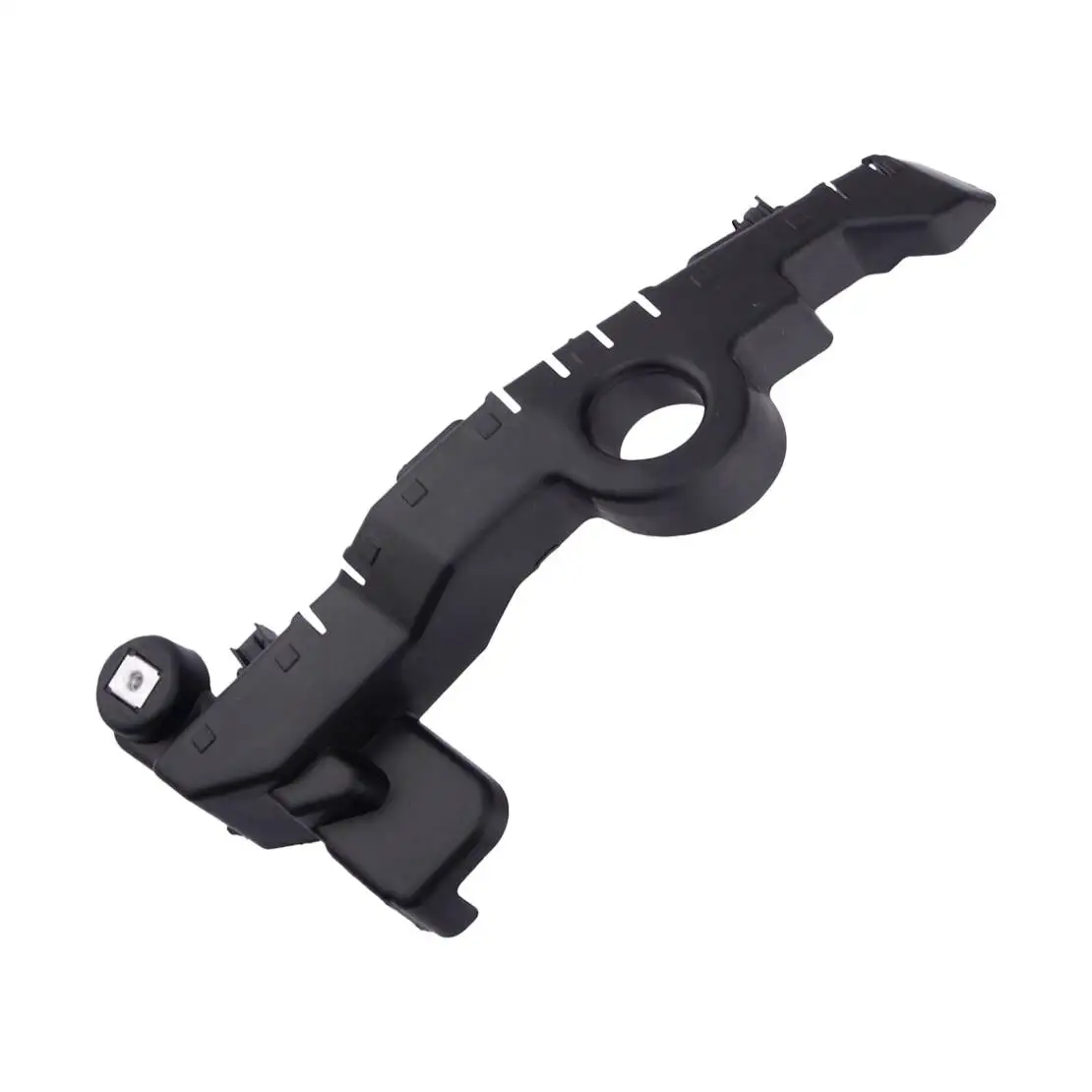 Soporte de guía de parachoques delantero izquierdo, ABS negro, compatible con GMC Sierra 23388662, 1500, 2019, 2020, 2021, 2022, 2023, GM1062142