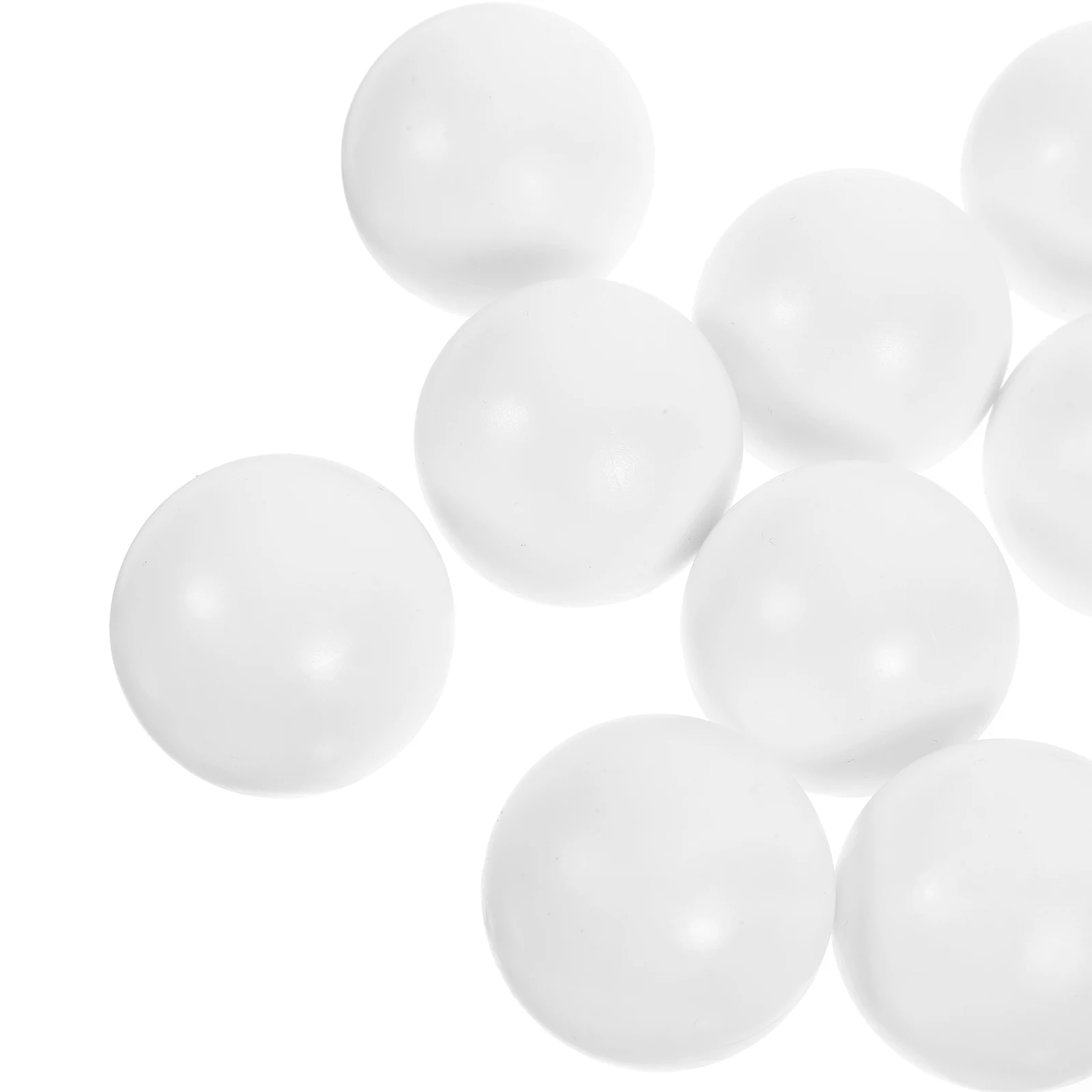 

12 Pcs Mini Table Football Accessories 32mm White Glossy Foosball Replacement Balls Desk Soccer Game Supplies Tabletop Fun Table