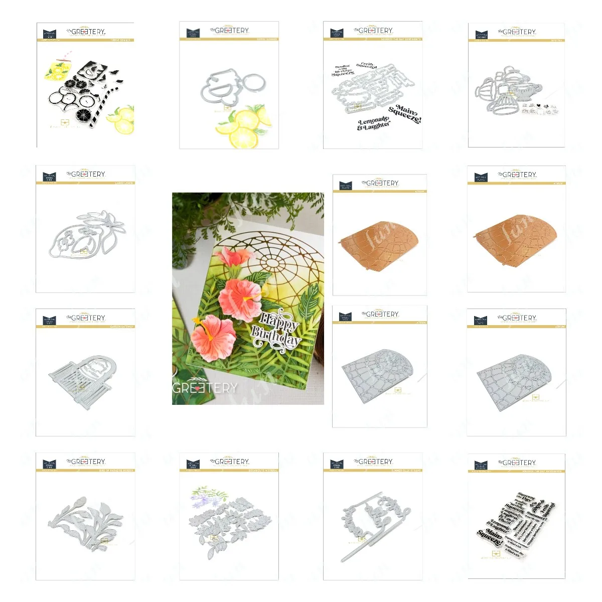 

Bird of Paradise Border Hot Foil Plates and Metal Cutting Dies Clear Stamps DIY Scrapbooking Stencils Embossing Craft Supplies