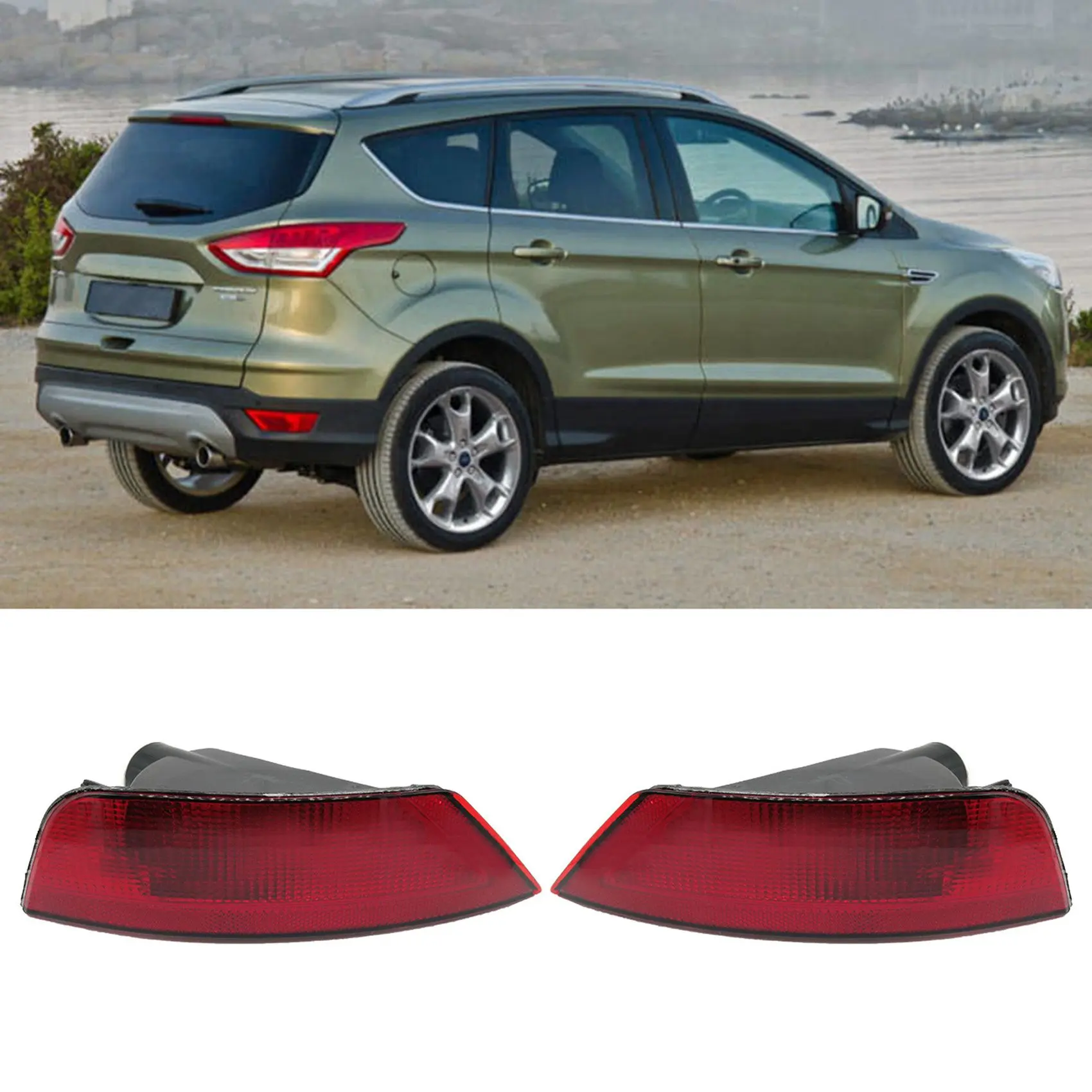 لفورد إسكيب كوغا 2013 2014 2015 2016 2017 2018 المصد الخلفي ضوء الضباب مصباح الفرامل ضوء CN1515K272AB CN1515K273AE