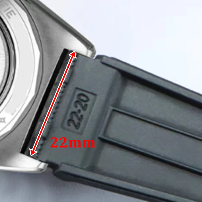 ل بريتلينغ كرونومات B01 22 مللي متر حزام ساعة اليد 42 مللي متر 44 مللي متر حزام الساعات مقاوم للماء سيليكون المطاط سوار معصمه محدب اكسسوارات