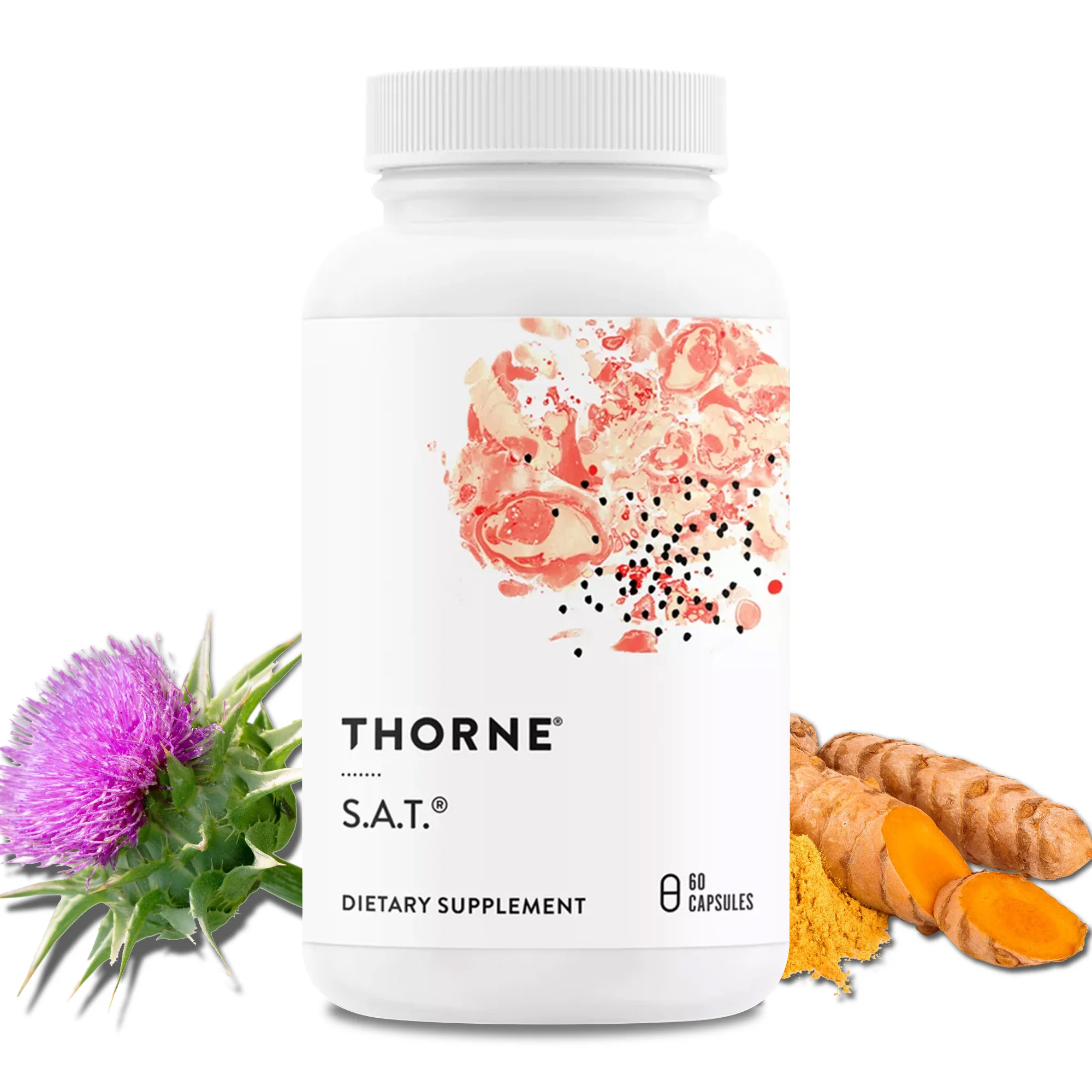 S.A.T. - Artichoke Extract, Curcumin, Silybum - Liver Support, Dietary Supplement, Cleanse & Detox